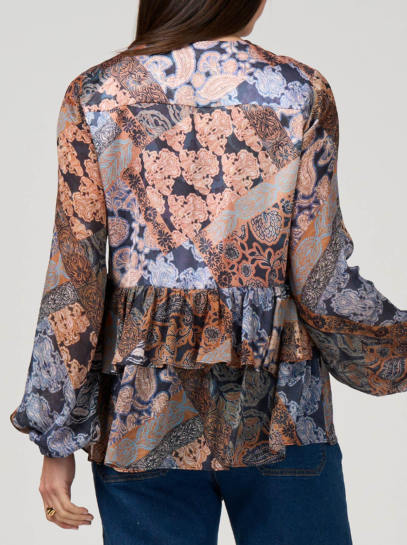LOOBIE'S STORY BYZANTIUM BLOUSE (Indigo)