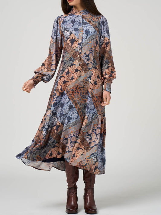 Loobie'S Story Byzantium Midi Dress (Indigo)