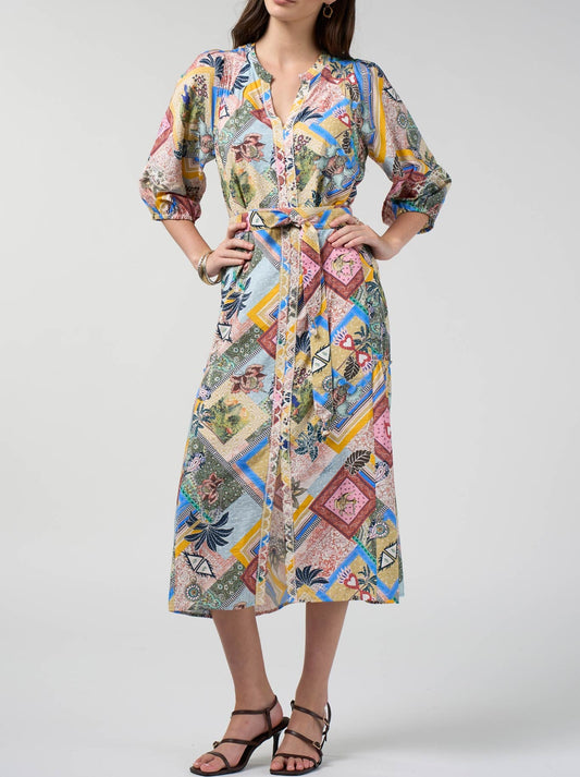 Loobie'S Story Ceylon Midi Dress (Multi)