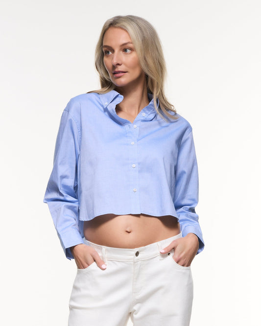 Soon Maternity Loren Cropped Shirt