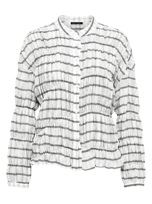 LOUNGE THE LABEL EFATE SHIRT (White/Black)