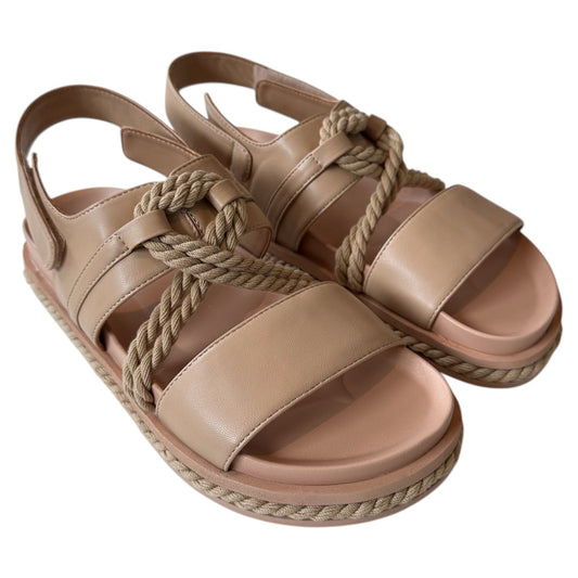 Walnut Melbourne Luna Sandal (Oat)
