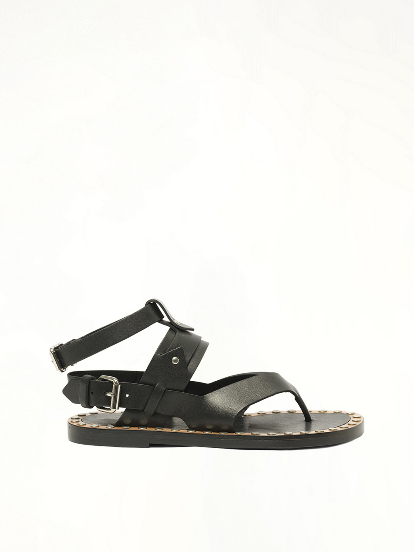 Image of Sandals. Productname: ISABEL MARANT Justy Sandals in Black colour by brand - ISABEL MARANT