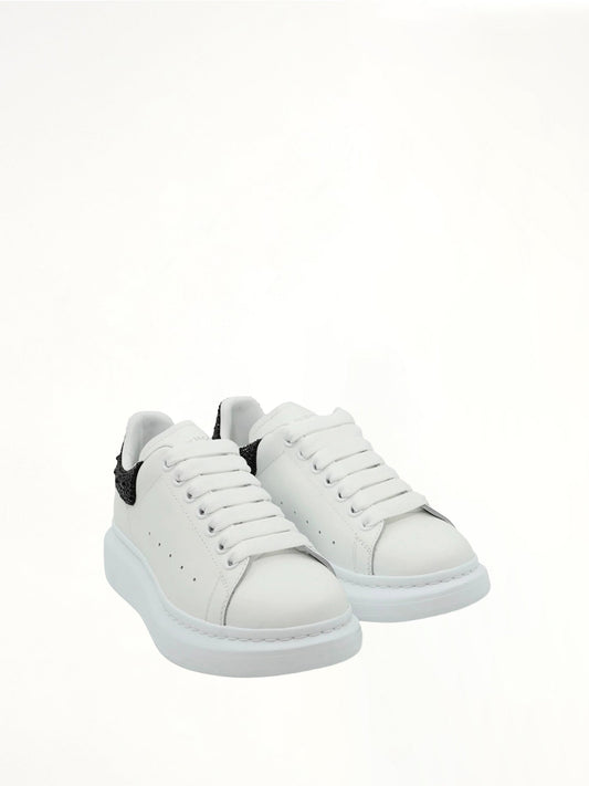 ALEXANDER MCQUEEN Larry Oversized Heel Sneaker (White)