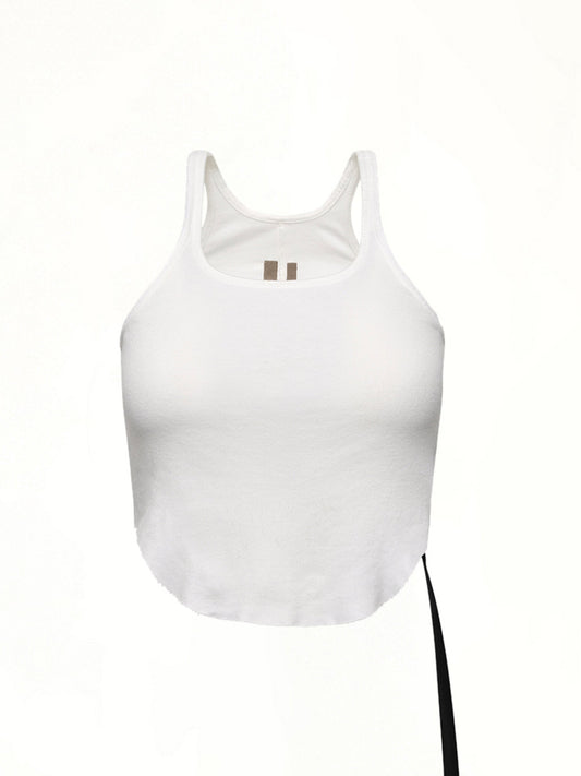 RICK OWENS DRKSHDW Basic Cropped Tank (Milk)