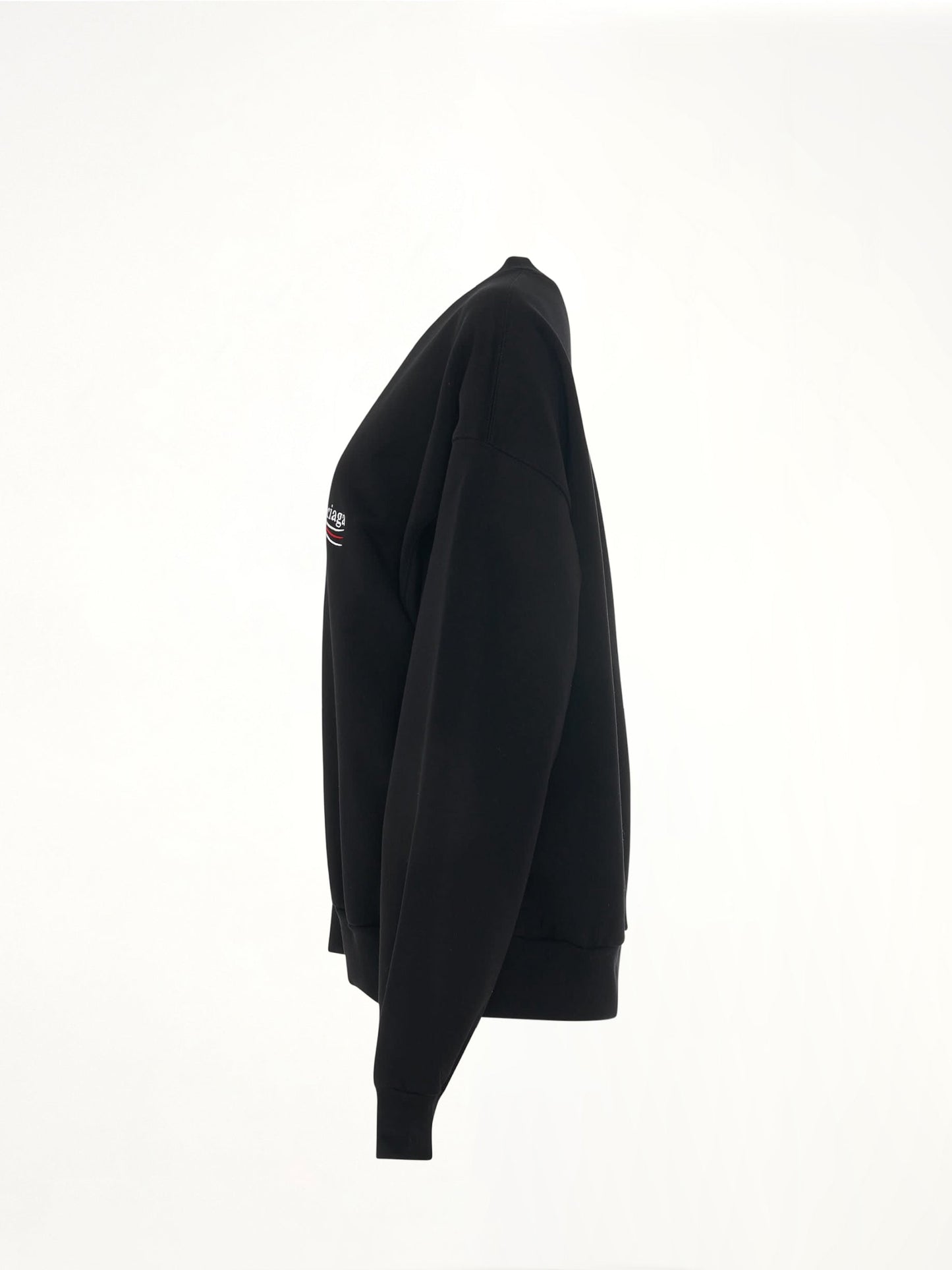 BALENCIAGA Political Campaign Sweatshirt (Black/White)