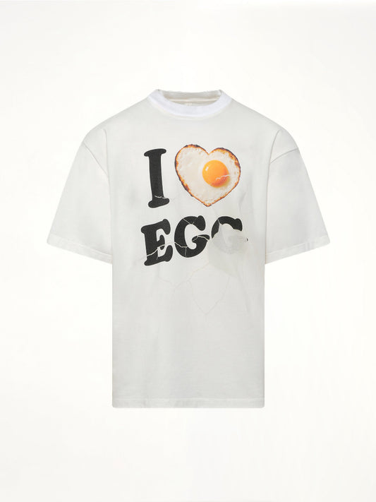 DOUBLET I Love Egg T-Shirt (White)