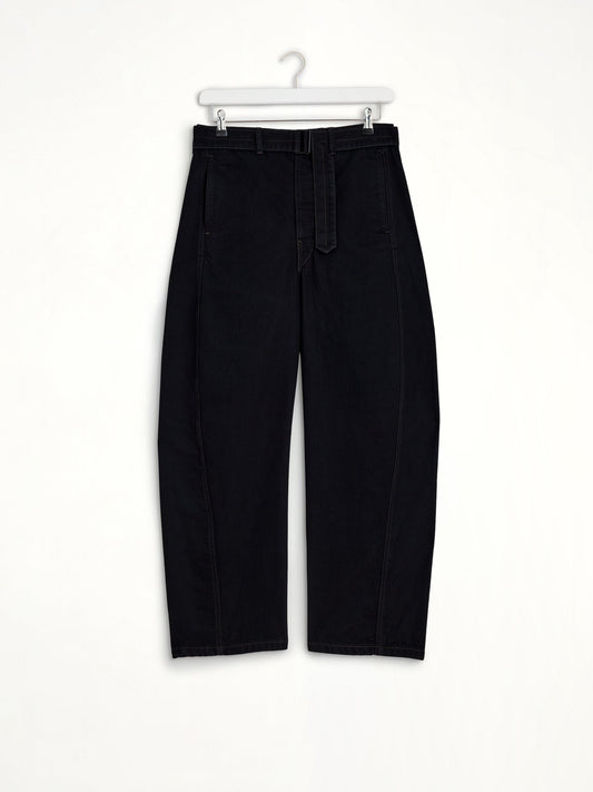 LEMAIRE Twisted Belted Pants (Black)