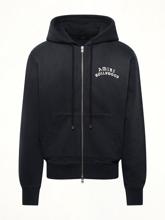 Amiri Hollywood Zip Hoodie (Black)