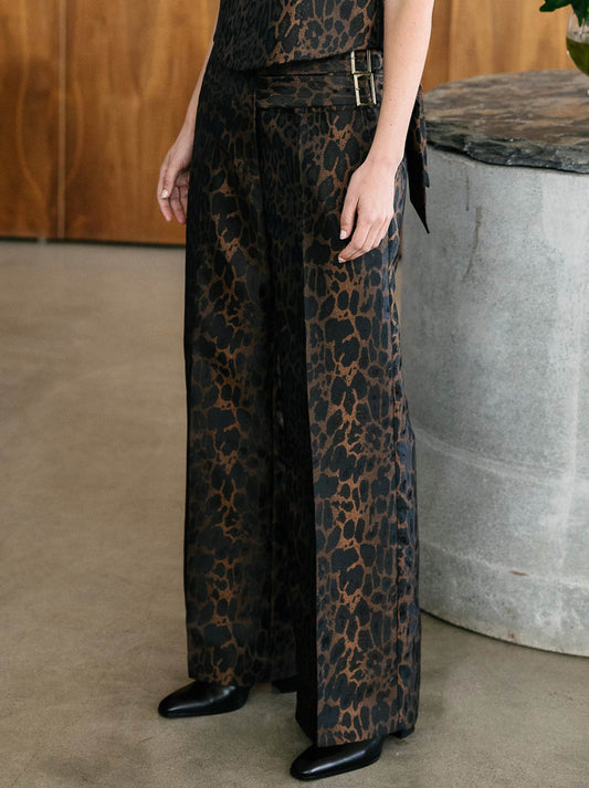 M.A DAINTY PINOT PANT (Leopard)