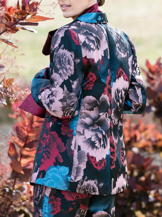 M.A DAINTY ZAZZLE JACKET (Midnight Roses)