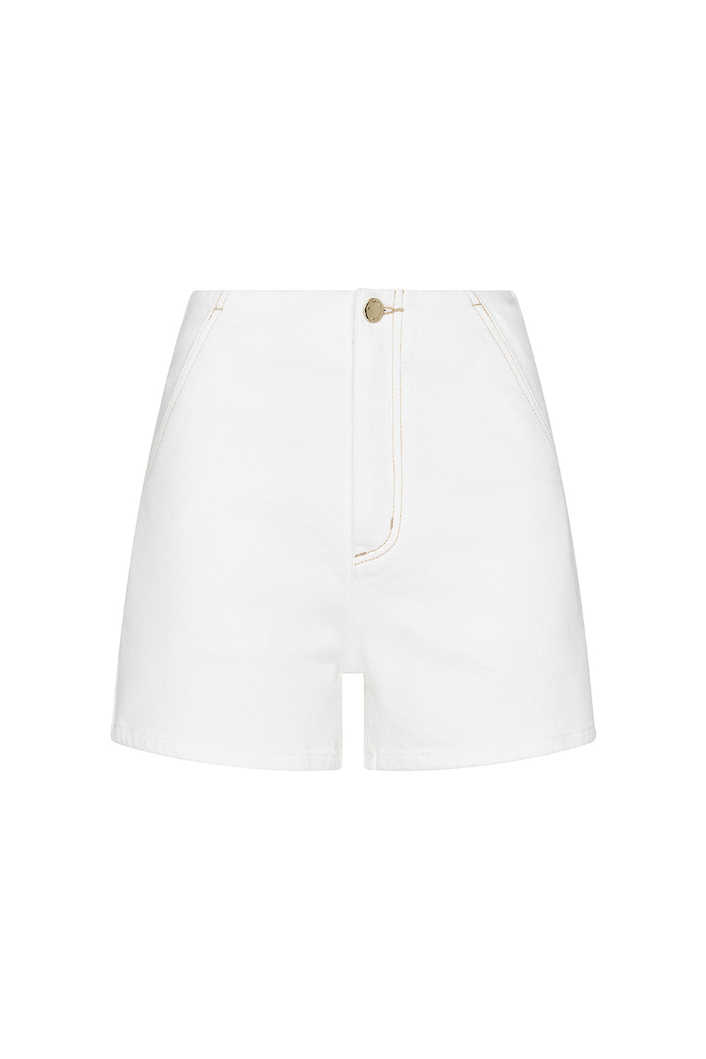 Cote Blanc Denim Short (White)