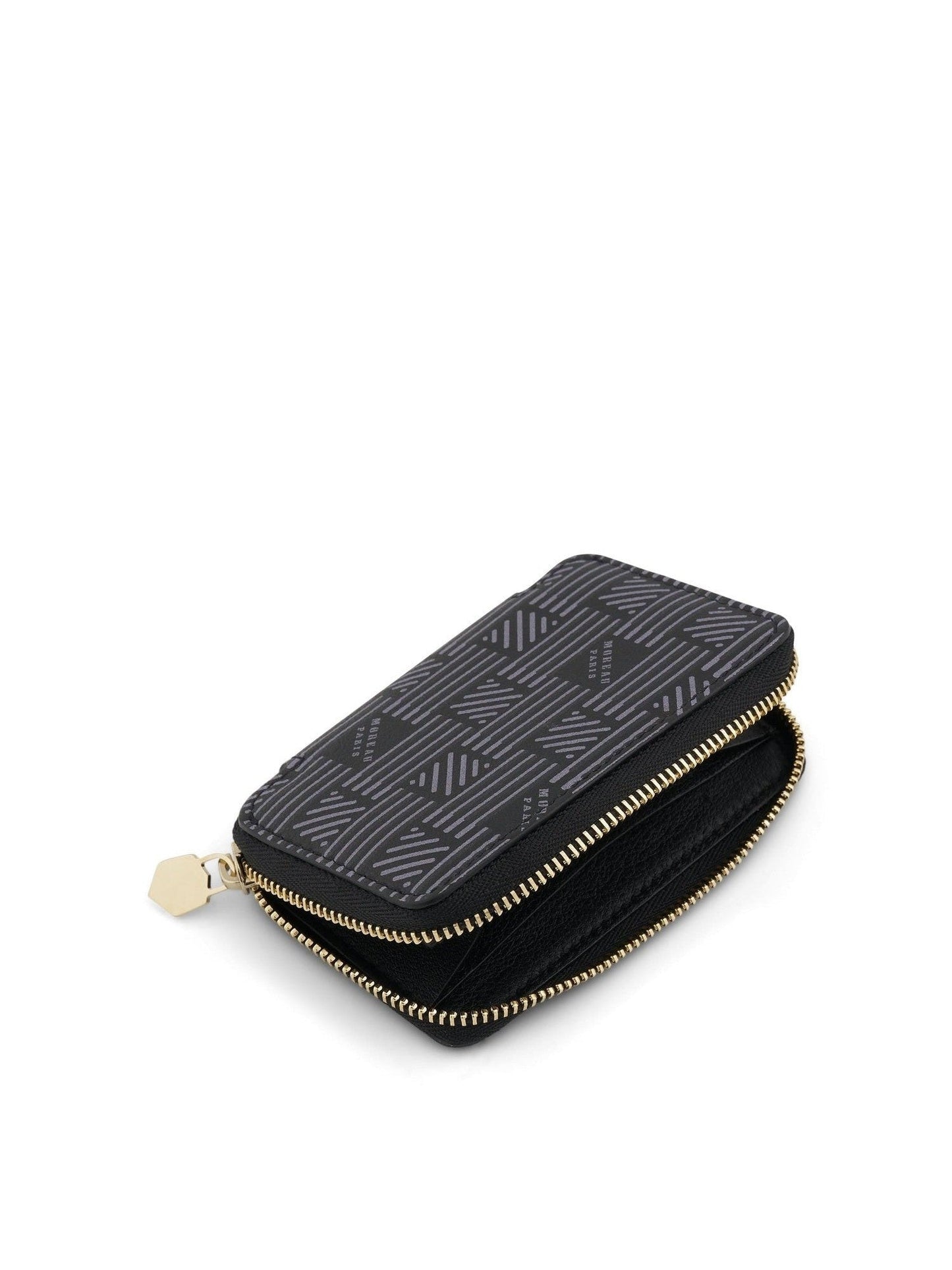 MOREAU Mini Zip Wallet (Black)