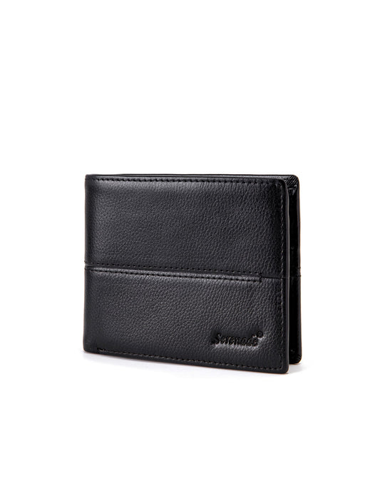 CAESAR MEN'S BILLFOLD LEATHER WALLET WITH RFID- MW1-101B