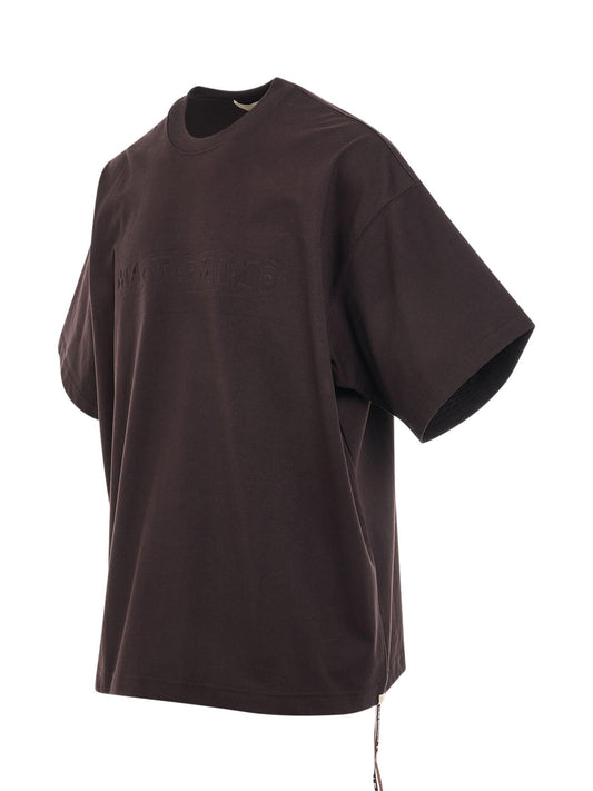 MASTERMIND Debossed Word T-Shirt (Brown)