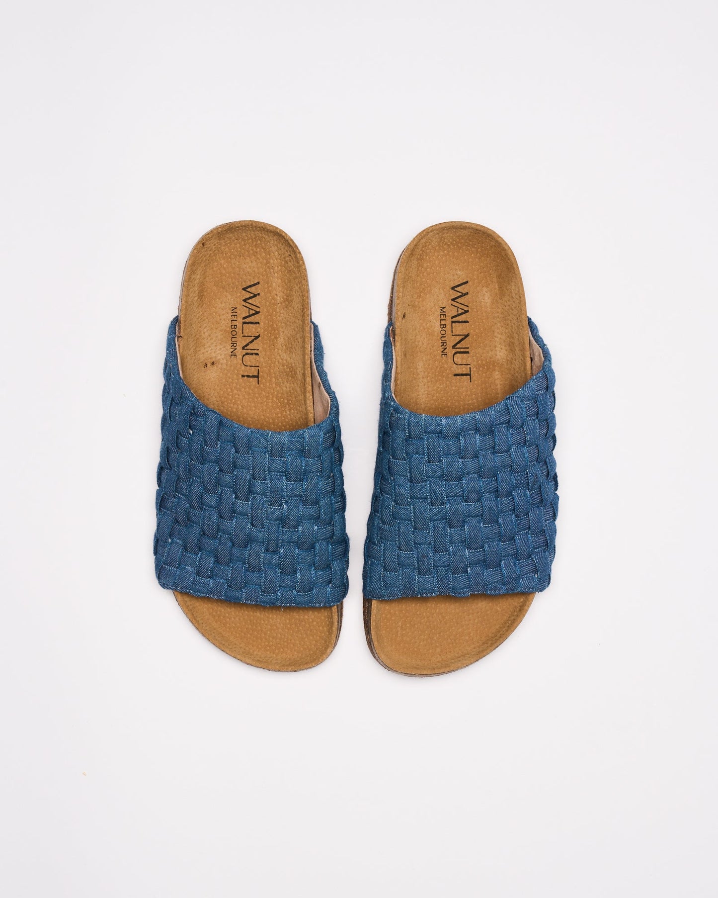 Walnut Melbourne Maddox Slide (Denim)