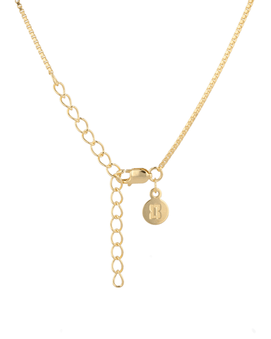 LAVANA Mali Gold Box Chain Necklace