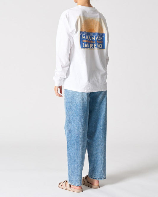 Walnut Melbourne Malibu Long Sleeve Tee (Miramare)