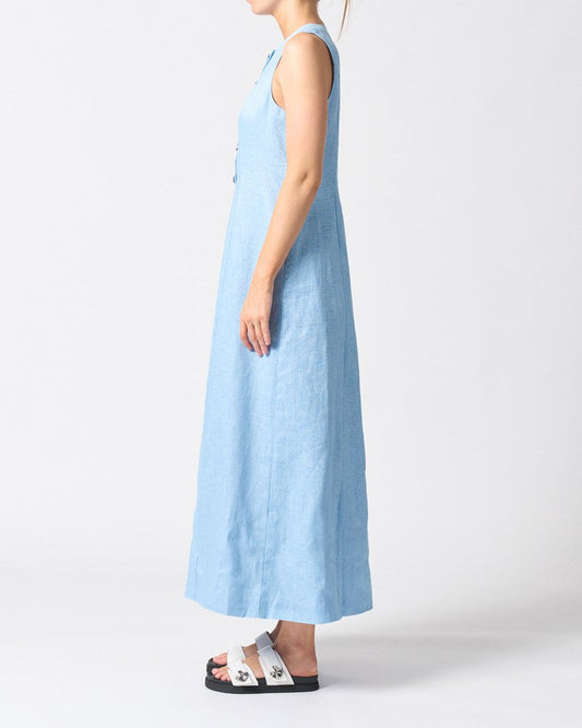 Walnut Melbourne Malta Midi Dress (Sky Blue)