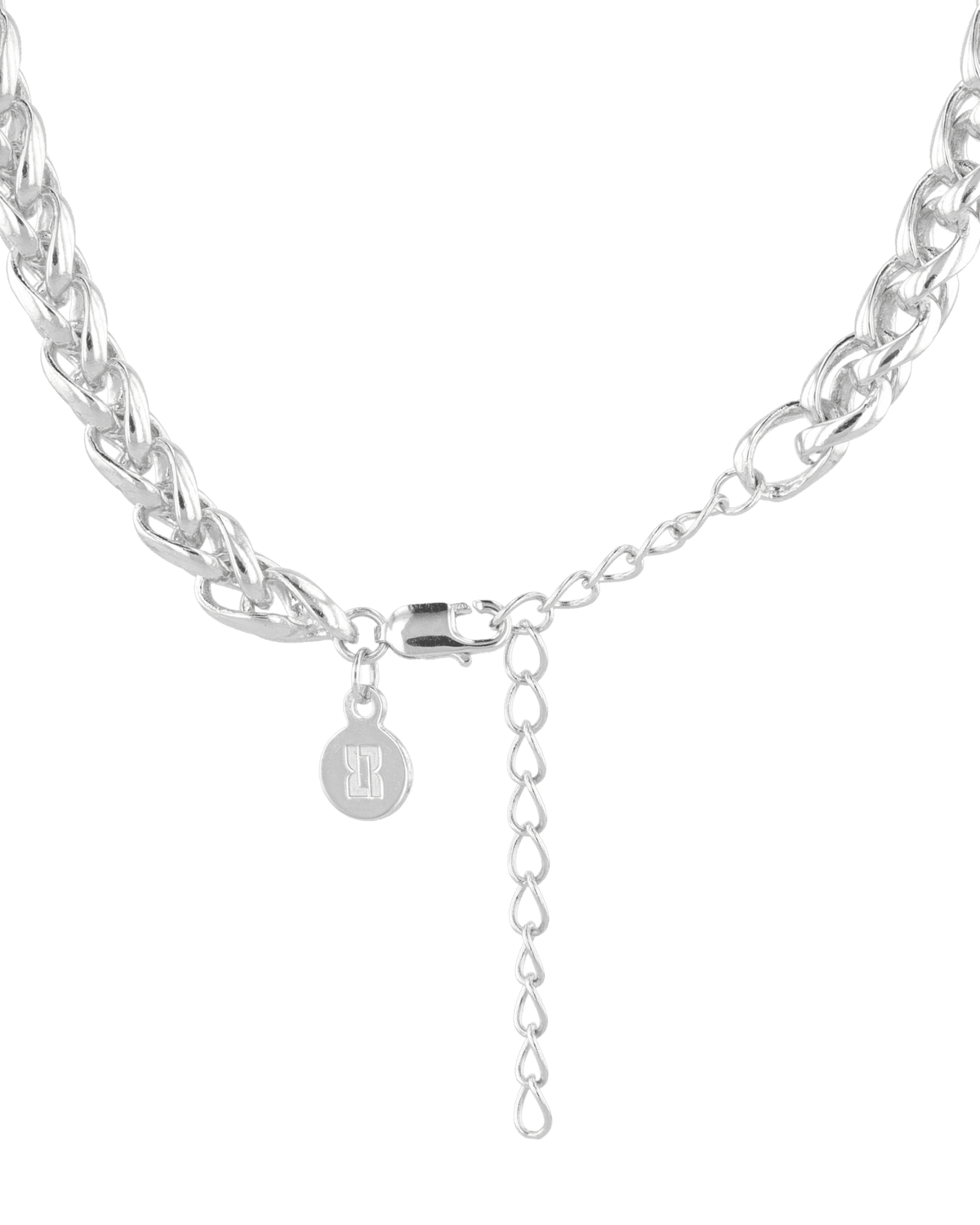 LAVANA Marseille Silver Wheat Chain Necklace