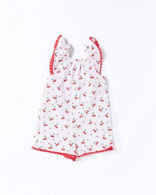 Walnut Melbourne Meadow Overalls (Cherry)