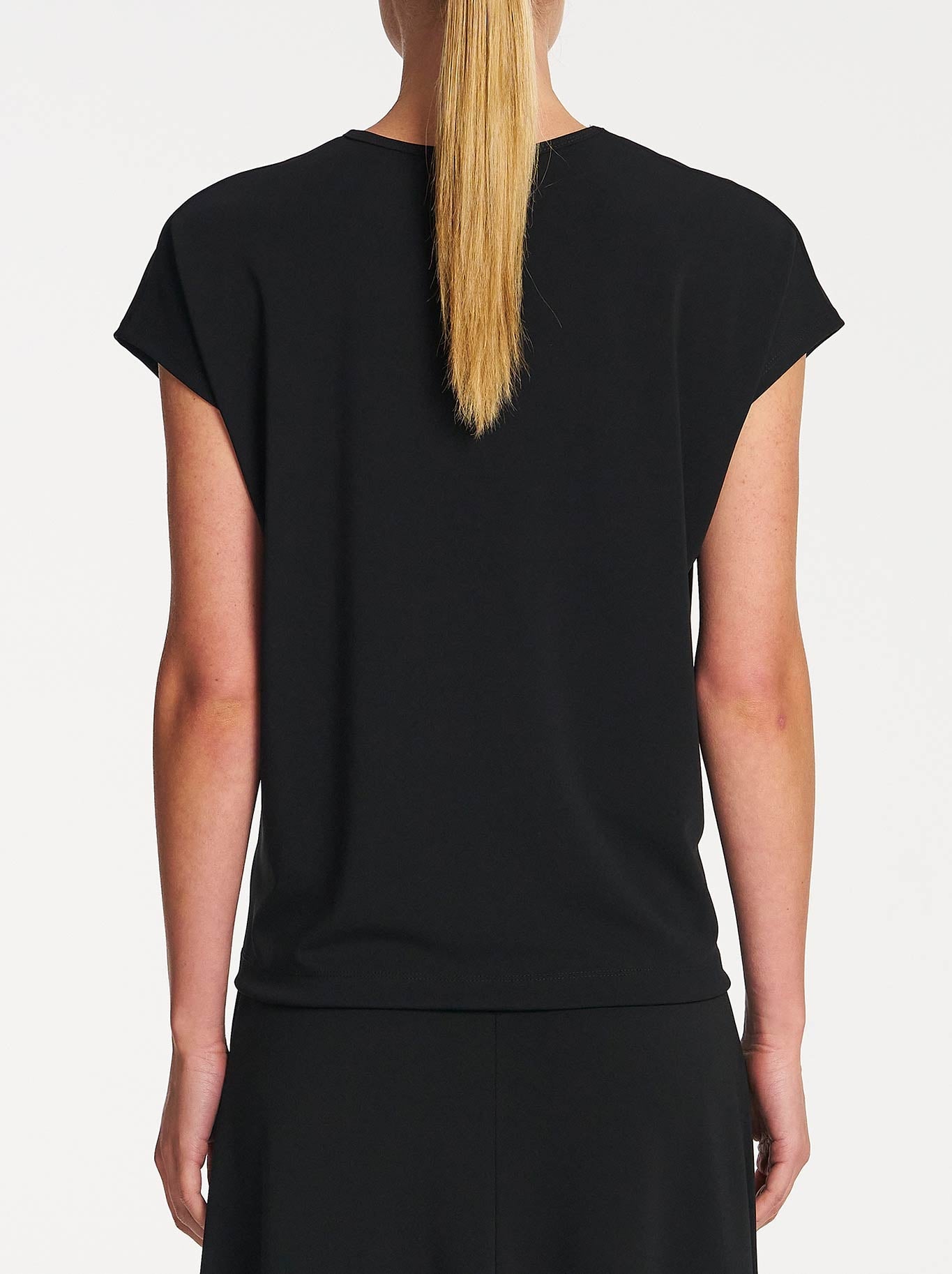 MELA PURDIE JEWEL SHELL (Black)