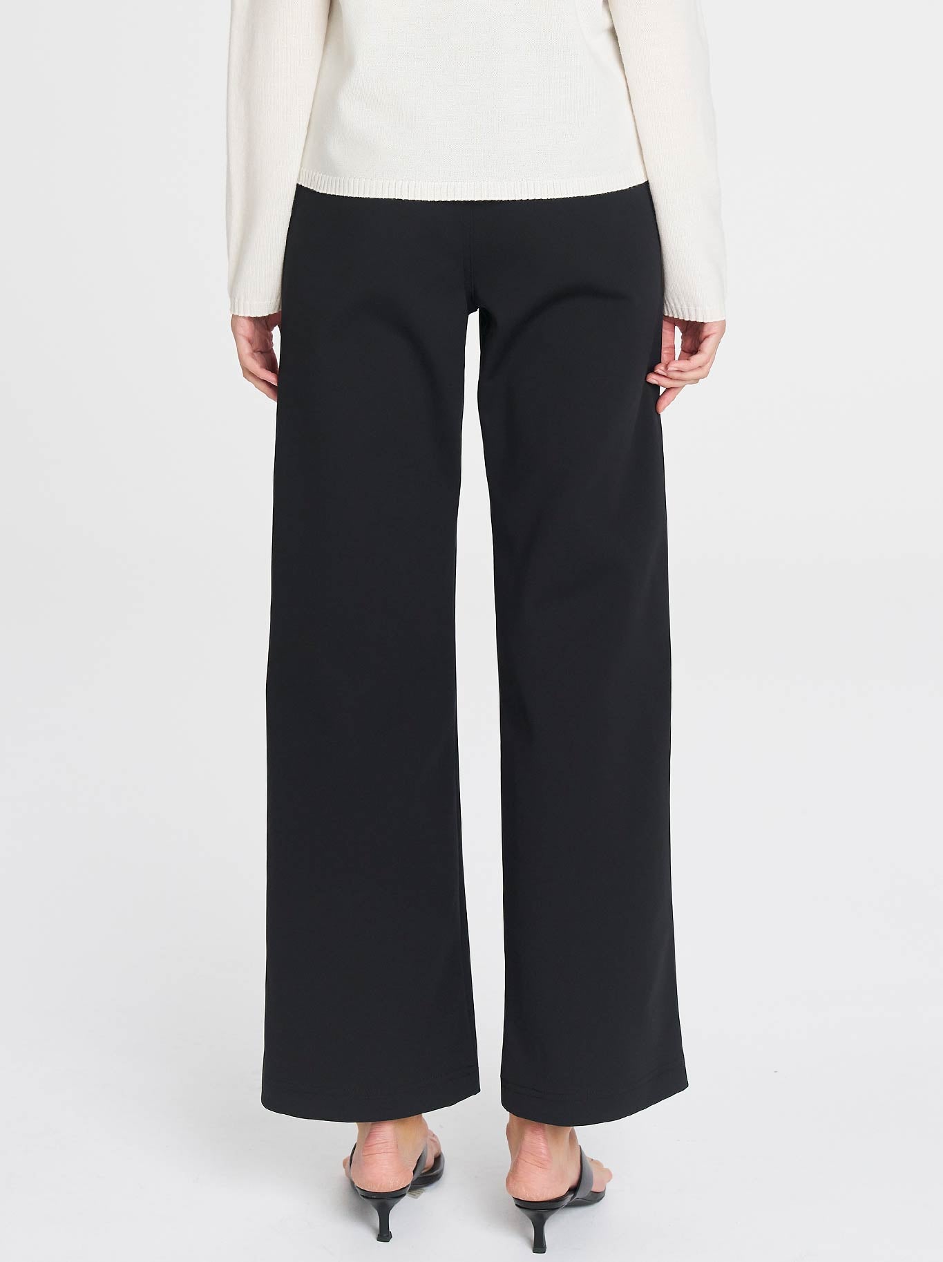 MELA PURDIE FLY FRONT PANT (Black)
