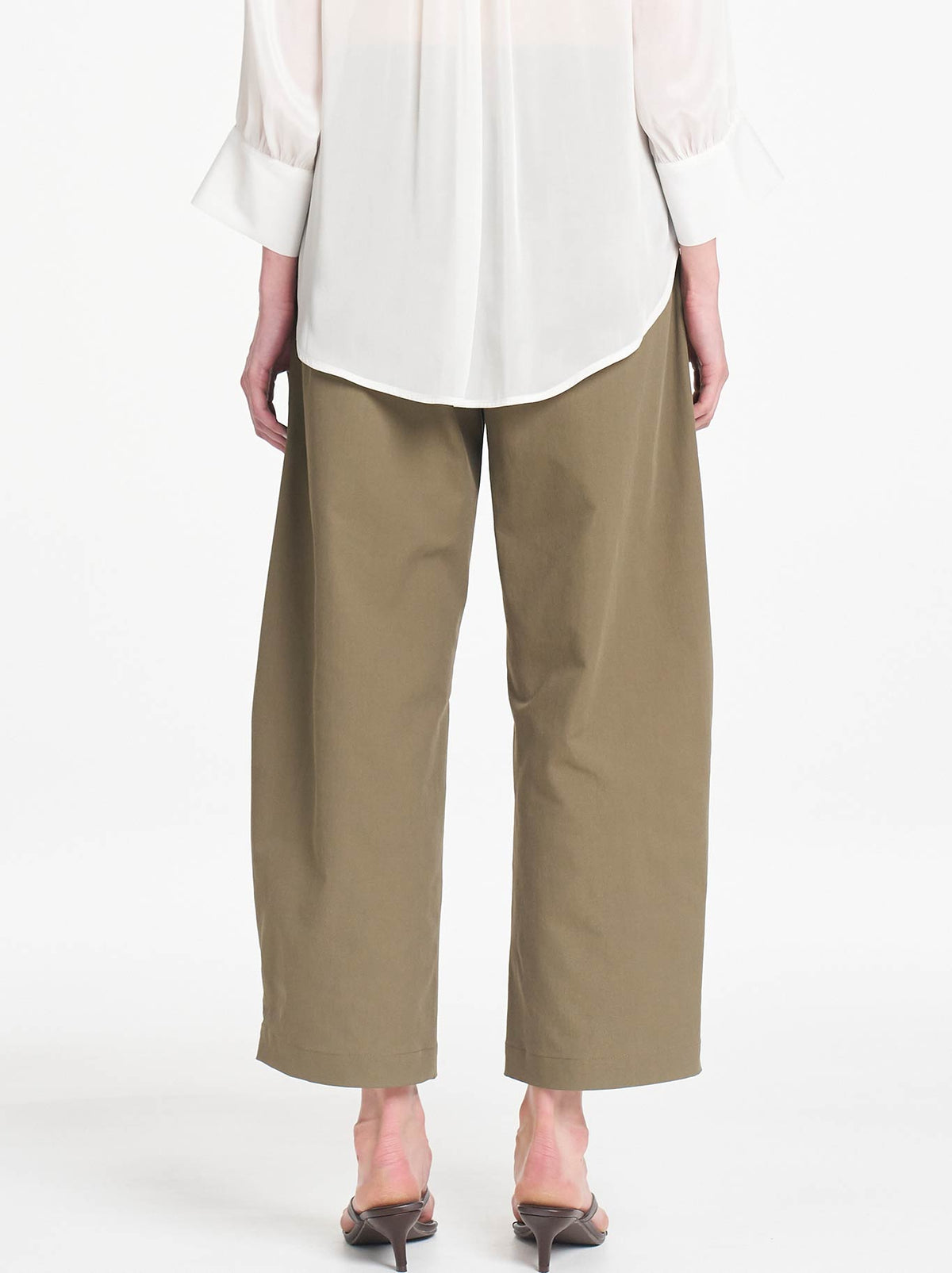MELA PURDIE BARREL LEG PANT (Olive)