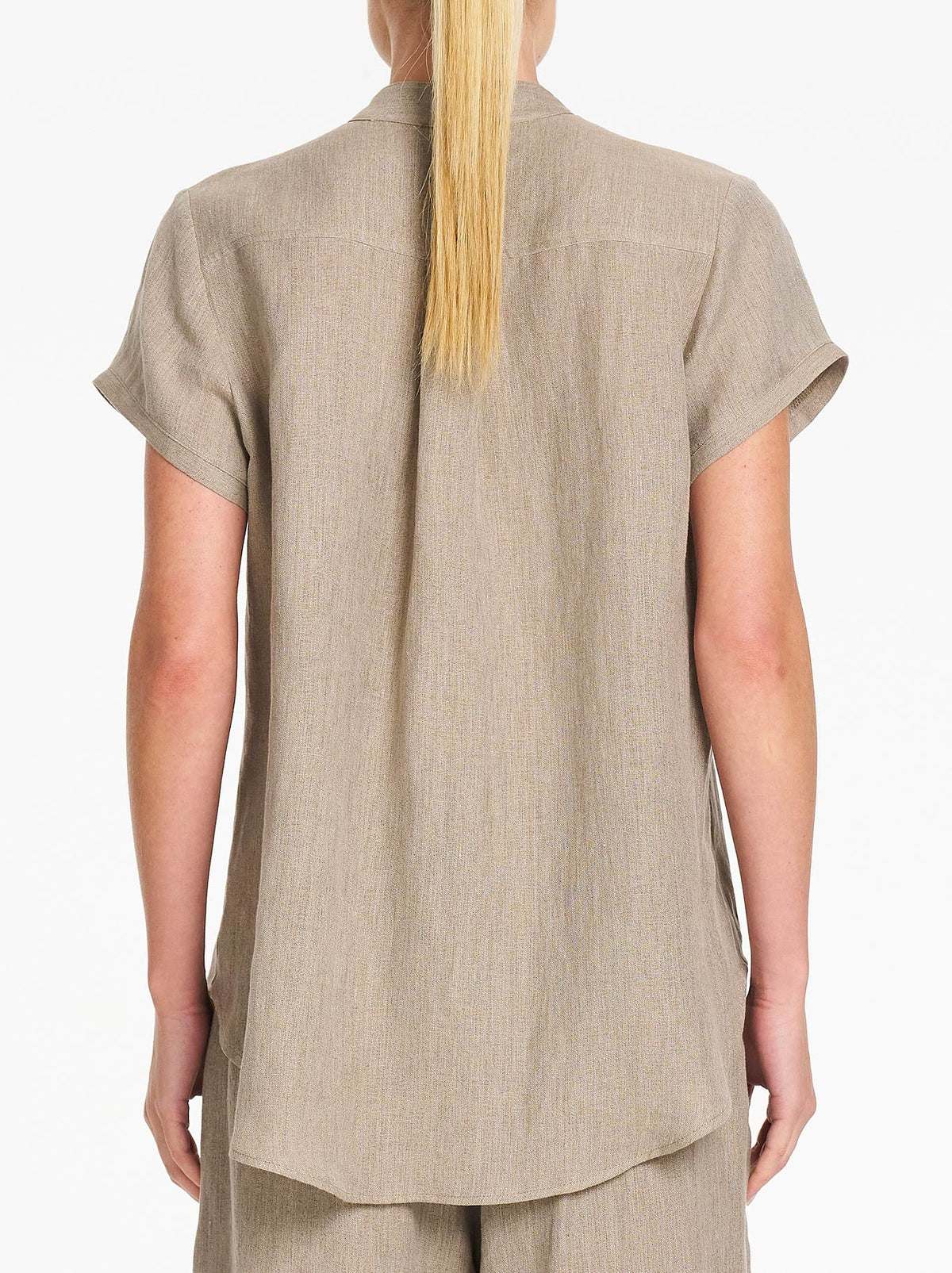 Mela Purdie Stand Shirt (Stucco)