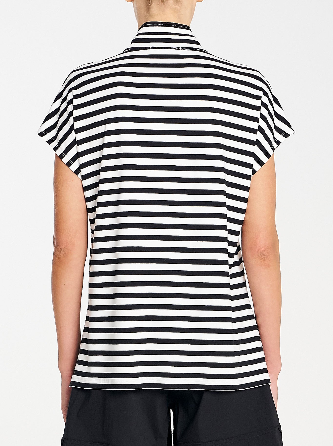 MELA PURDIE HENLEY TANK (Black White)