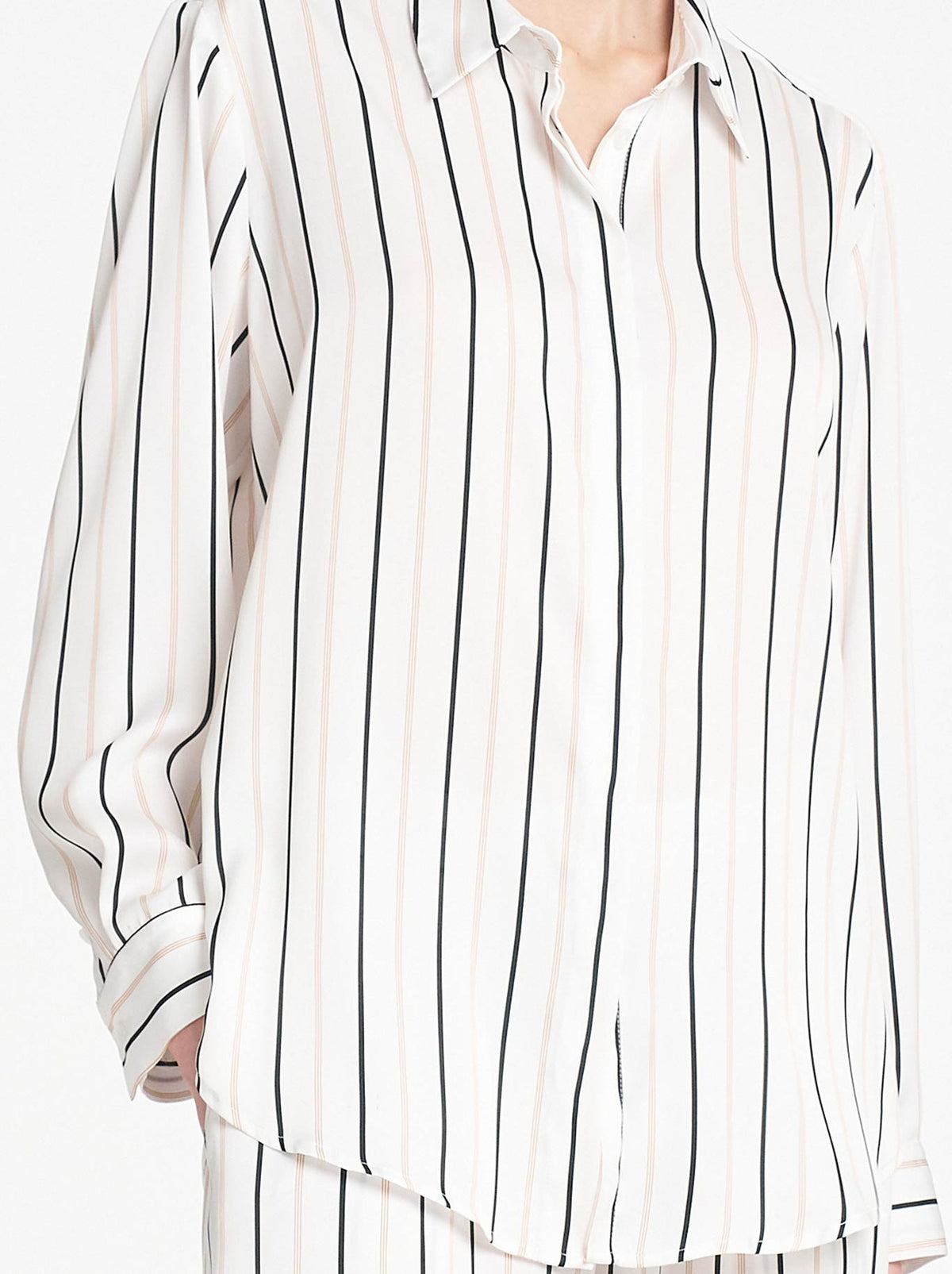 Mela Purdie Soft Shirt (White/Black)