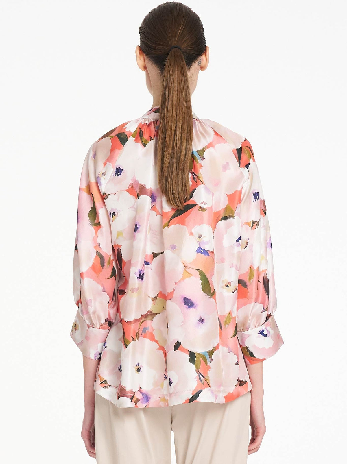 MELA PURDIE ROMAN SHIRT (Poppy)