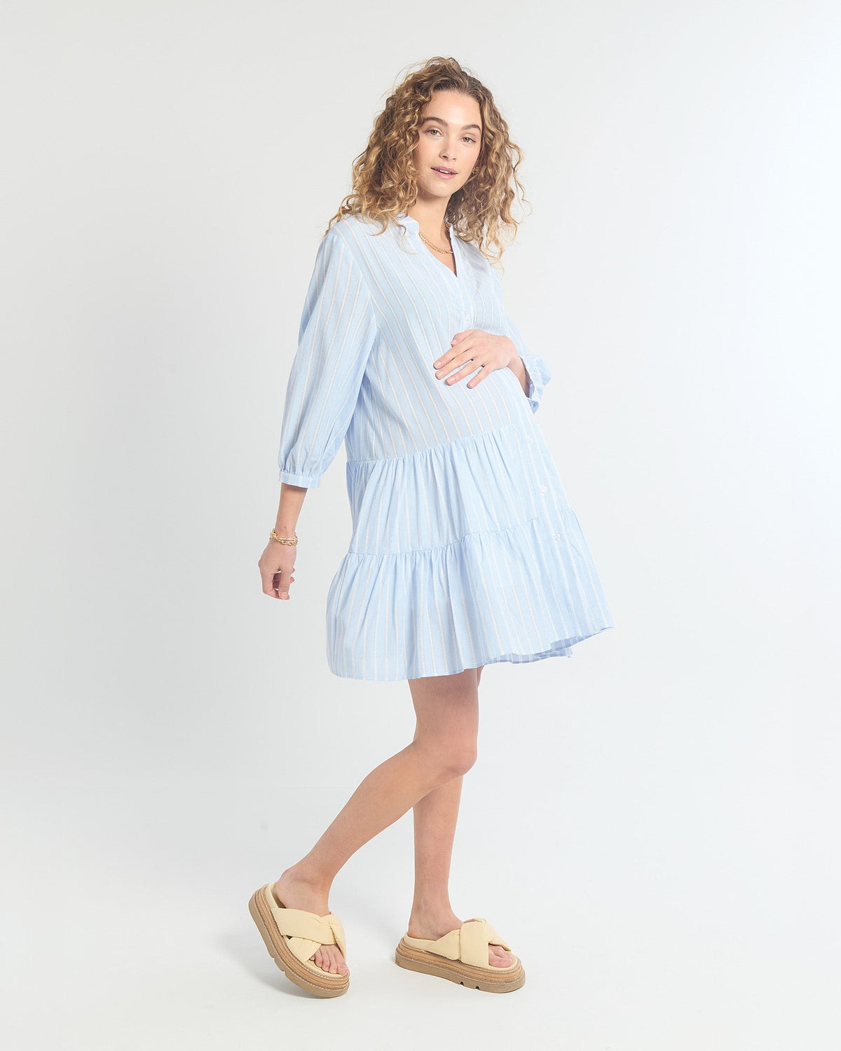 Soon Maternity Melanie Frill Dress