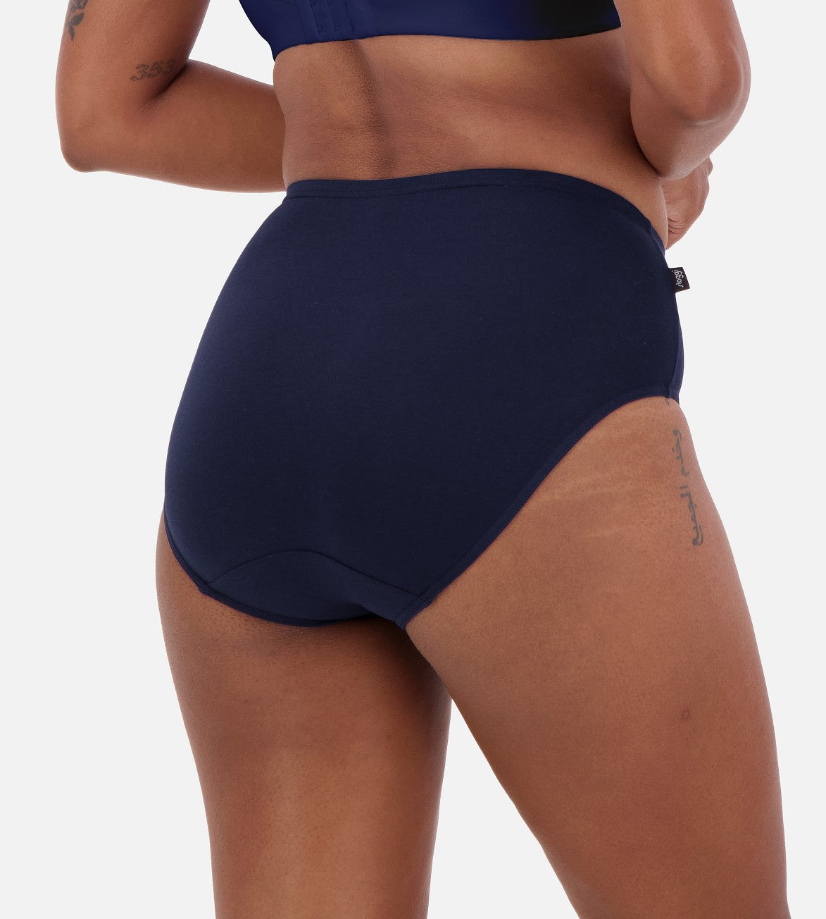 Triumph Sloggi Hikini 2 Pack (Navy & Beige Combination)