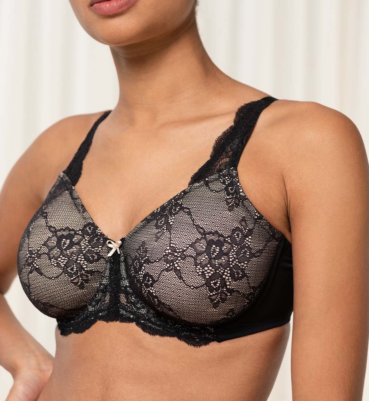 Triumph Contouring Sensation Minimiser Bra (Black)