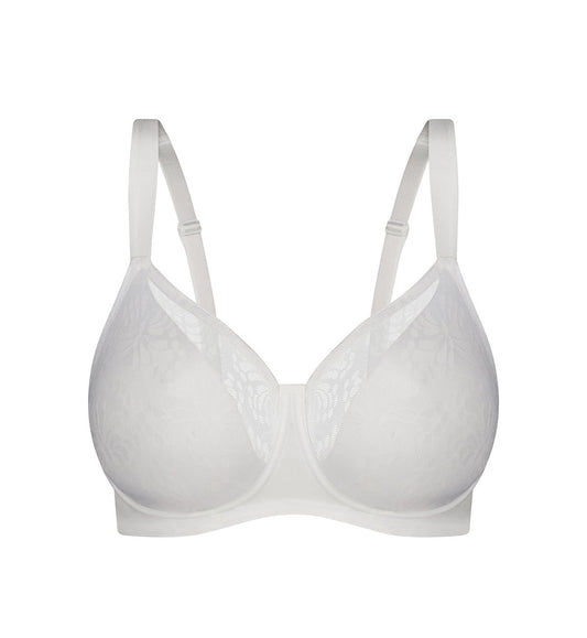 Triumph Lacy Minimiser Bra (White)