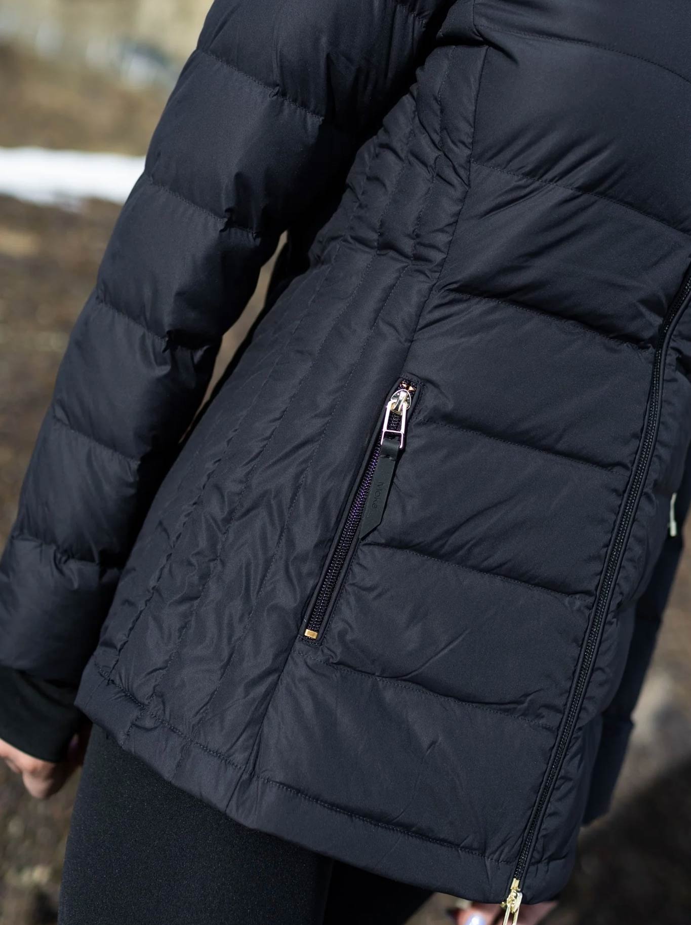 MOKE LUCY PACKABLE DOWN JACKET (Black)