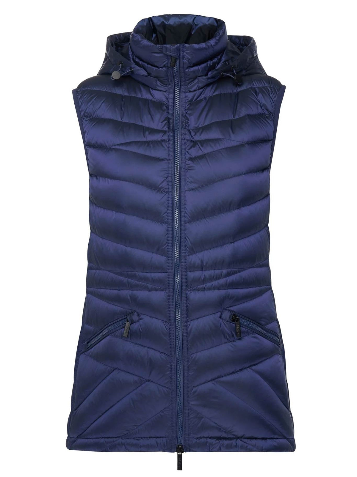 MOKE MARY CLAIRE PACKABLE DOWN PUFFER VEST (Chocolate)