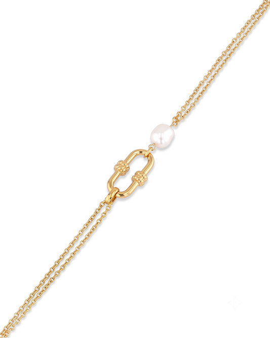 LAVANA Monaco Gold Pearl Bracelet