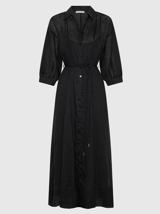 MORRISON BONITA SHIRT DRESS (Black)