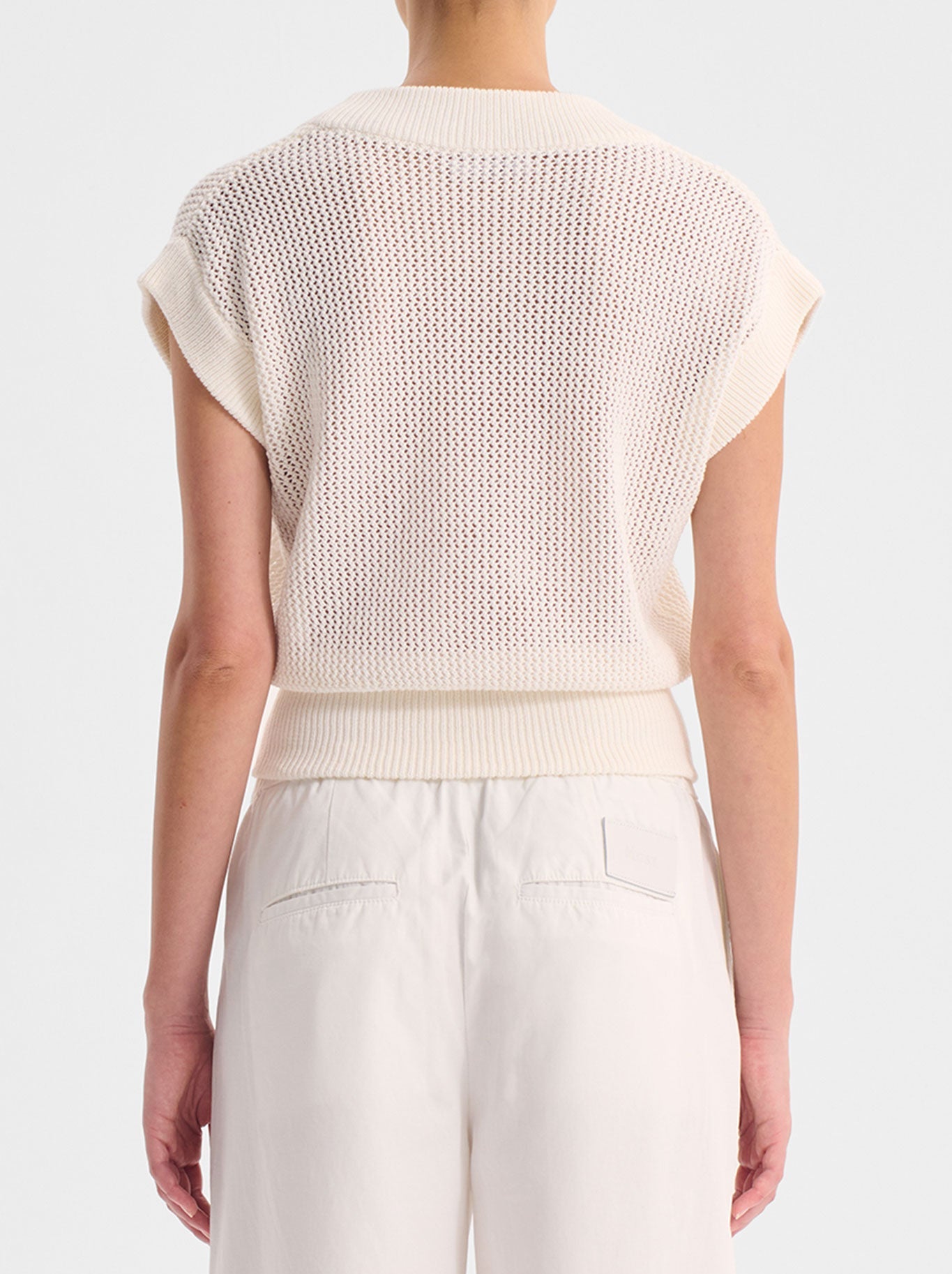 MORRISON CHIARA KNIT VEST (White)