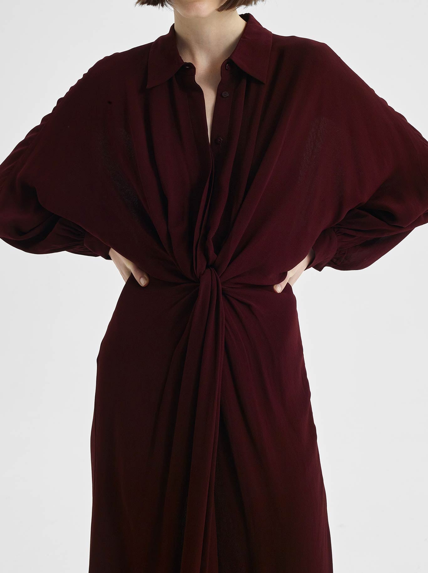 MORRISON FLORIAN SHIRT DRESS (Pinot)