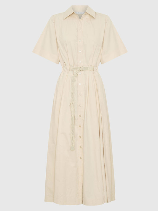 MORRISON INGRID SHIRT DRESS (Chalk)