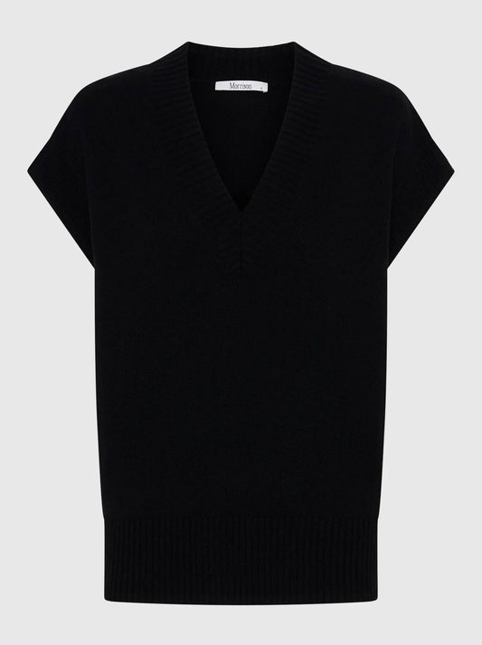 MORRISON WINSTON KNIT VEST (Black)