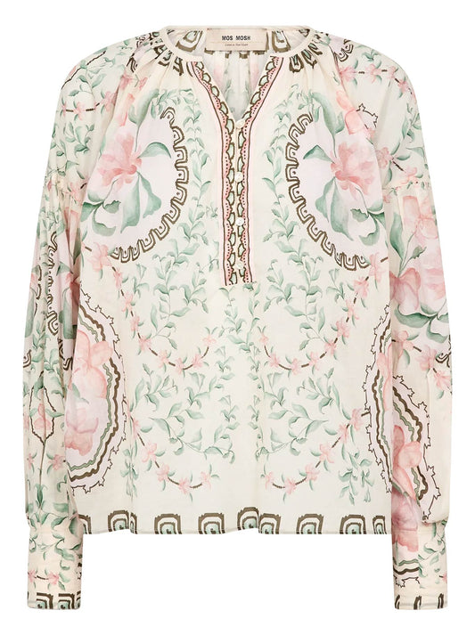 MOS MOSH WYLDE ORCHID BLOUSE (Turf Green)