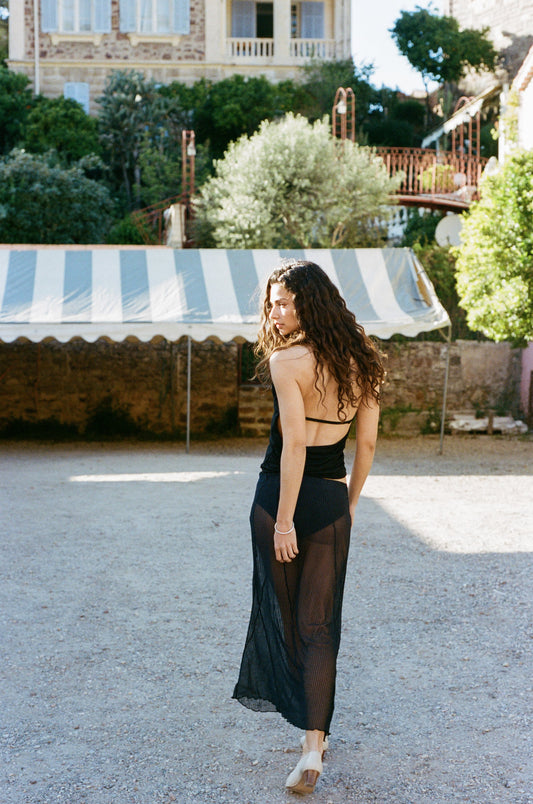 Lorenzo Midi Skirt (Black)
