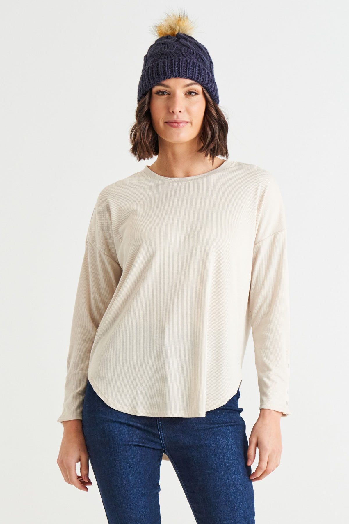 Betty Basics Elsie Beanie (Dark Navy)