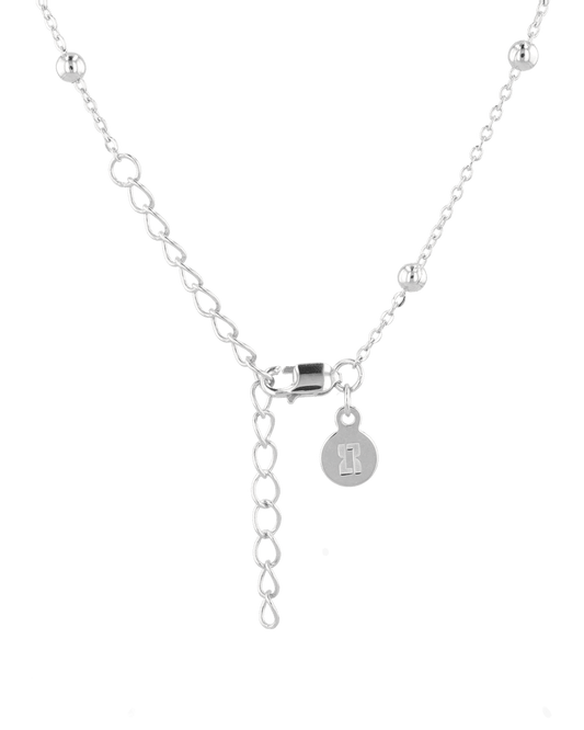 LAVANA Nara Silver Station Chain Necklace