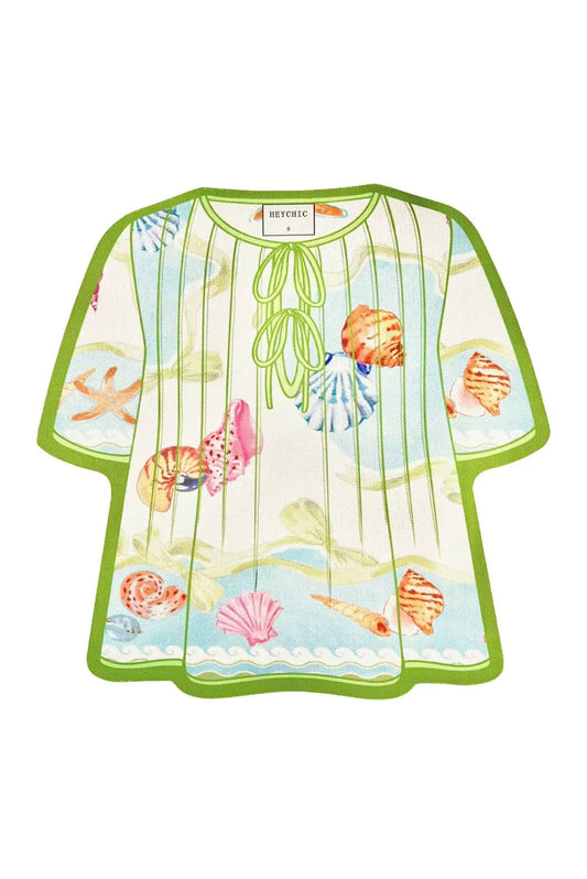 HEYCHIC Neri Shells Multicolour Abstract Mouse Pad (Multi)