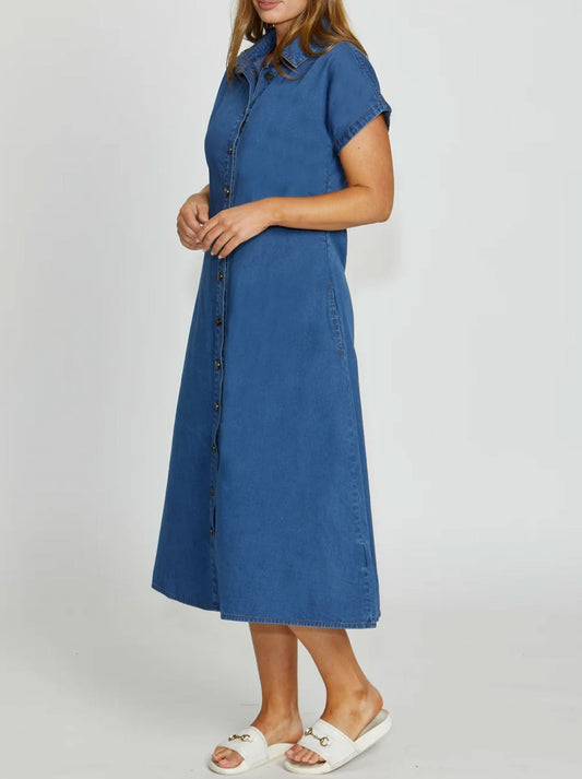 NEW LONDON NORBECK DRESS (Denim)